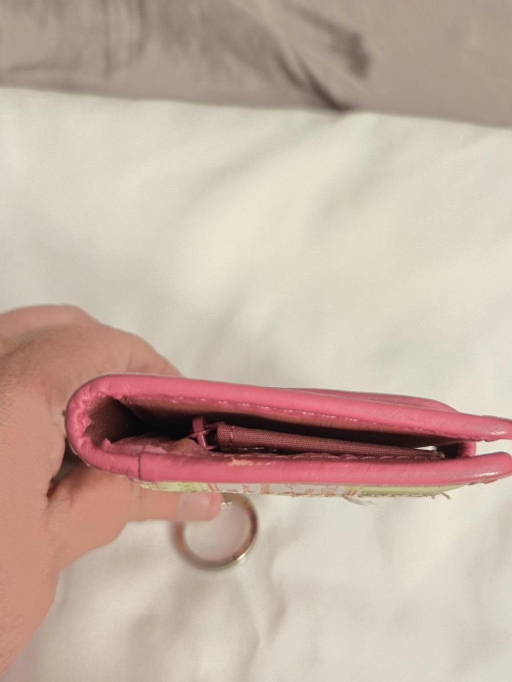 Fossil ID Wallet Pink Multi - Picture 7 of 7
